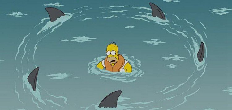 homer-and-sharks