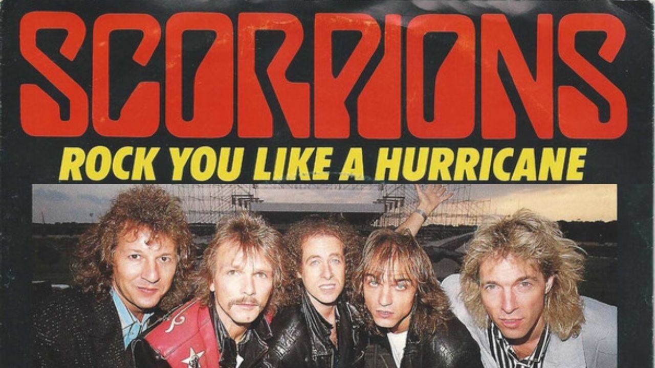 simile example "rock you like a hurricane" by scorpions